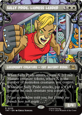 Magic: The Gathering - Sally Pride, Lioness Leader - Teenage Mutant Ninja Turtles