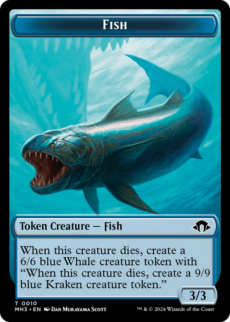 Magic: The Gathering - Fish Token - Modern Horizons 3 Tokens