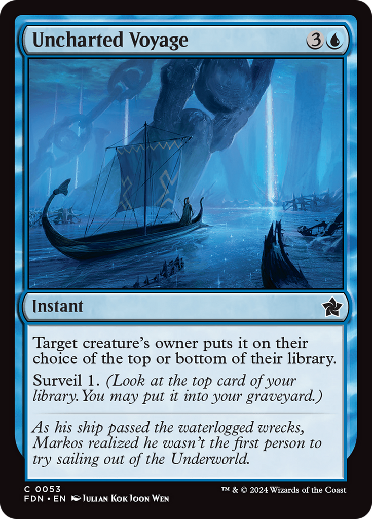 Magic: The Gathering - Uncharted Voyage Foil - Foundations