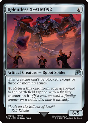 Magic: The Gathering - Relentless X-ATM092 Foil - Final Fantasy