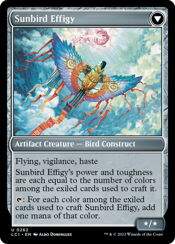 Magic: The Gathering - Sunbird Standard // Sunbird Effigy Foil - The Lost Caverns of Ixalan