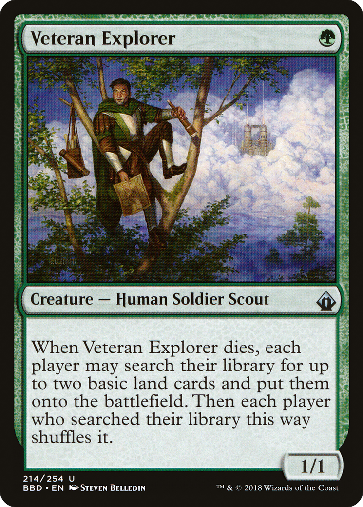 Magic: The Gathering - Veteran Explorer Foil - Battlebond