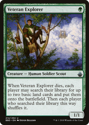 Magic: The Gathering - Veteran Explorer Foil - Battlebond