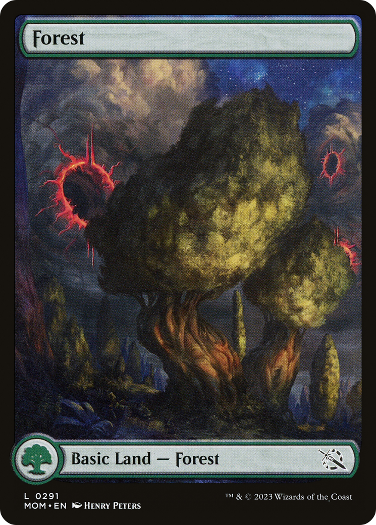 Magic: The Gathering - Forest #291 Foil - March of the Machine