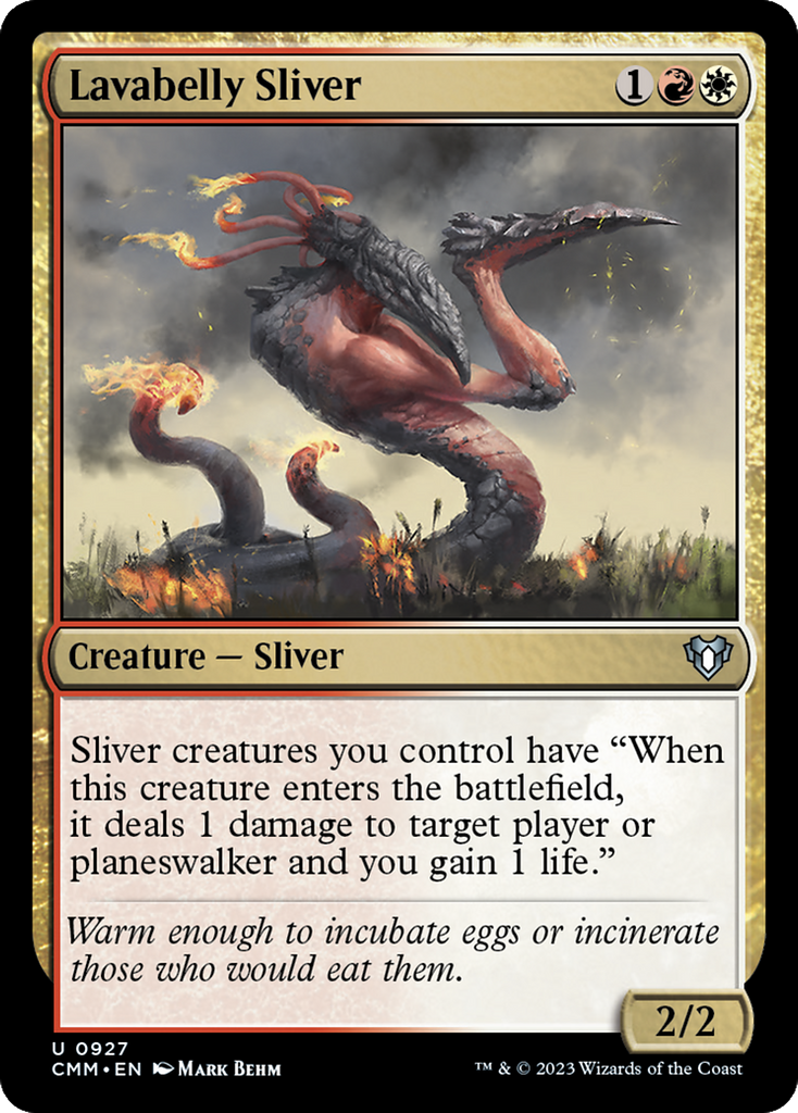 Magic: The Gathering - Lavabelly Sliver - Commander Masters