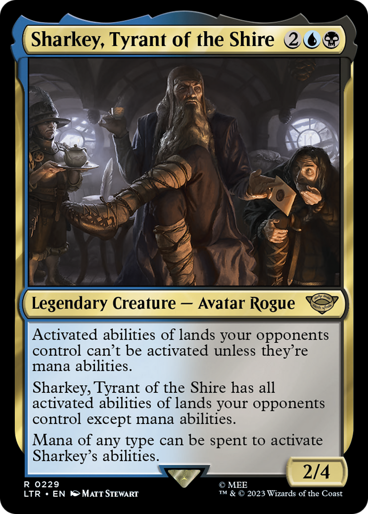 Magic: The Gathering - Sharkey, Tyrant of the Shire - The Lord of the Rings: Tales of Middle-earth