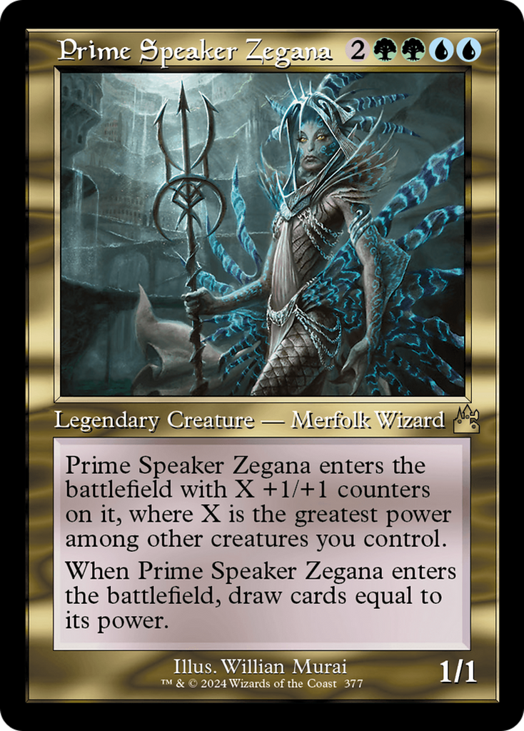 Magic: The Gathering - Prime Speaker Zegana - Ravnica Remastered