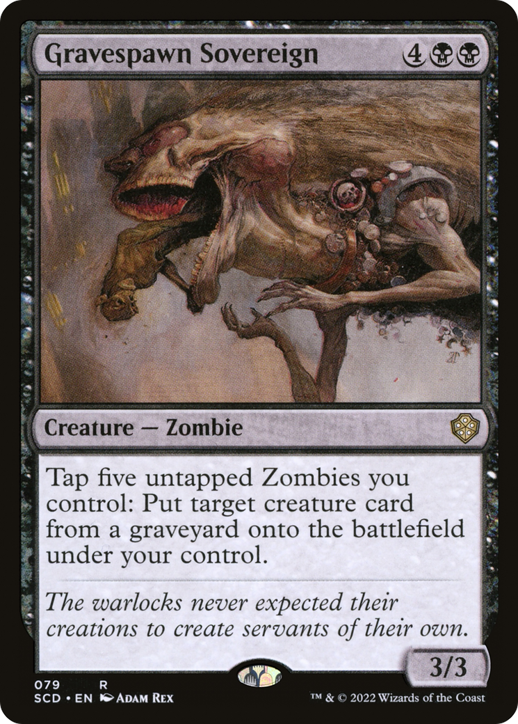 Magic: The Gathering - Gravespawn Sovereign - Starter Commander Decks
