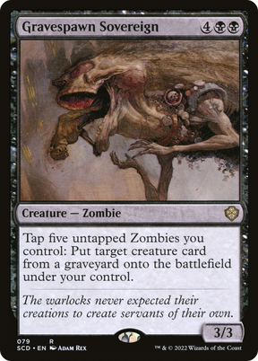 Magic: The Gathering - Gravespawn Sovereign - Starter Commander Decks