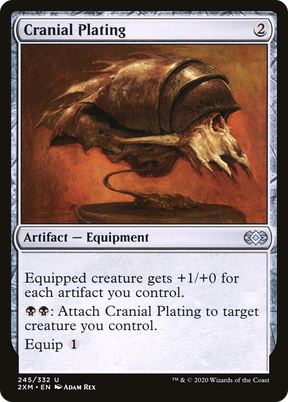 Magic: The Gathering - Cranial Plating Foil - Double Masters