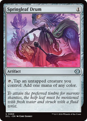 Magic: The Gathering - Springleaf Drum Foil - Lorwyn Eclipsed