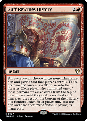 Magic: The Gathering - Guff Rewrites History - Commander Masters