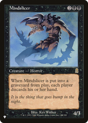 Magic: The Gathering - Mindslicer - The List