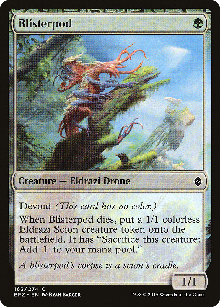 Magic: The Gathering - Blisterpod Foil - Battle for Zendikar