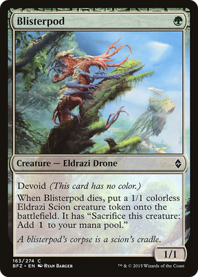 Magic: The Gathering - Blisterpod Foil - Battle for Zendikar
