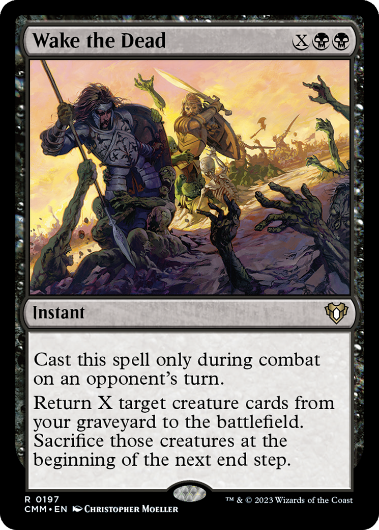 Magic: The Gathering - Wake the Dead Foil - Commander Masters