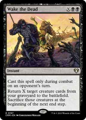 Magic: The Gathering - Wake the Dead Foil - Commander Masters