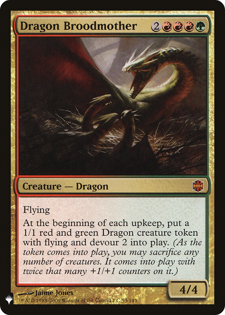 Magic: The Gathering - Dragon Broodmother - The List