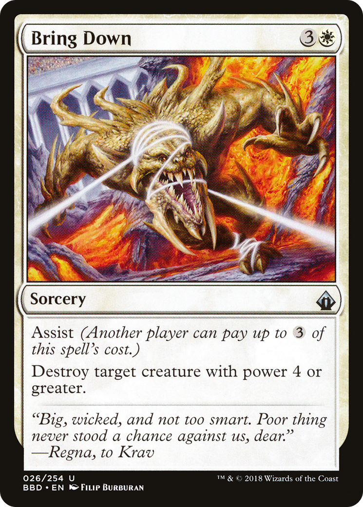 Magic: The Gathering - Bring Down Foil - Battlebond