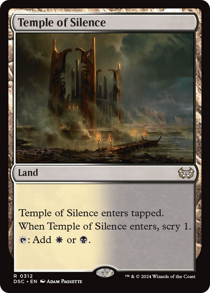 Magic: The Gathering - Temple of Silence - Duskmourn: House of Horror Commander