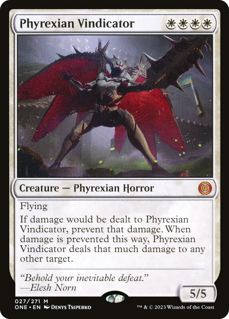 Magic: The Gathering - Phyrexian Vindicator Foil - Phyrexia: All Will Be One