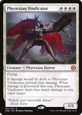 Magic: The Gathering - Phyrexian Vindicator Foil - Phyrexia: All Will Be One