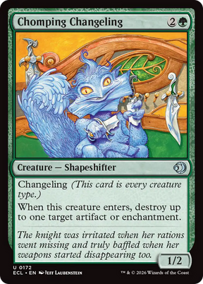 Magic: The Gathering - Chomping Changeling - Lorwyn Eclipsed