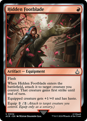 Magic: The Gathering - Hidden Footblade Foil - Assassin's Creed
