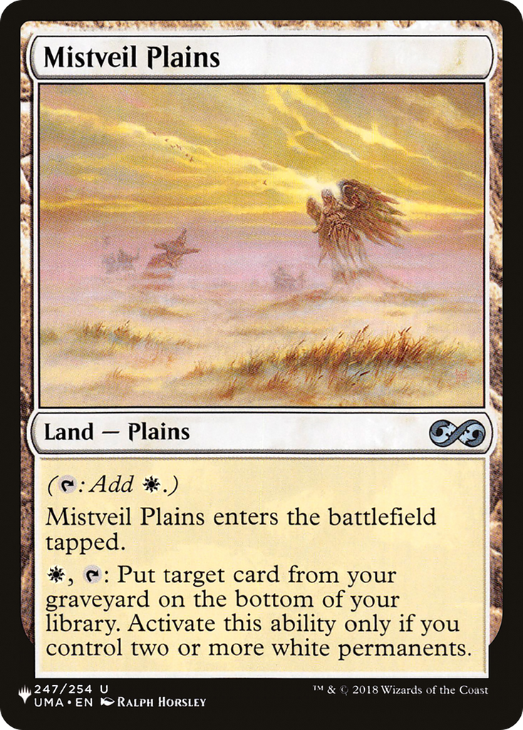 Magic: The Gathering - Mistveil Plains - The List