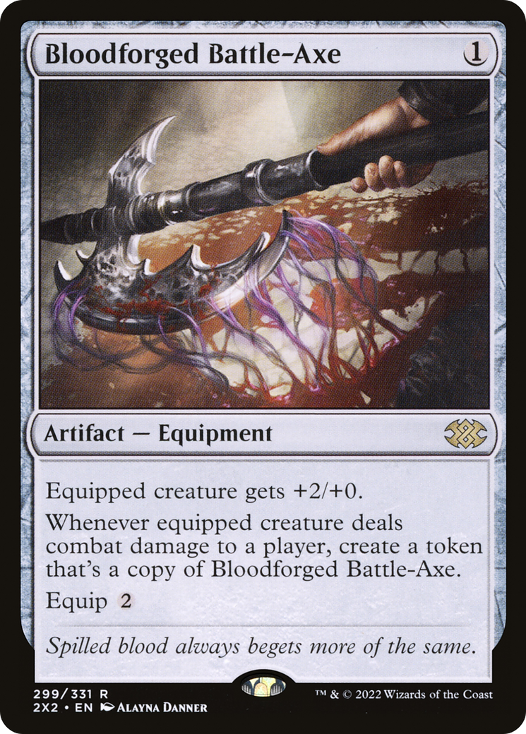 Magic: The Gathering - Bloodforged Battle-Axe - Double Masters 2022