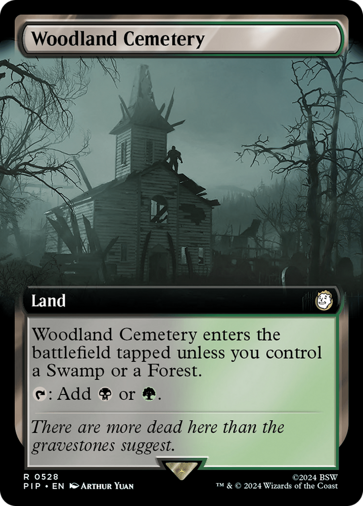 Magic: The Gathering - Woodland Cemetery Foil - Fallout
