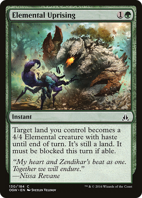Magic: The Gathering - Elemental Uprising Foil - Oath of the Gatewatch