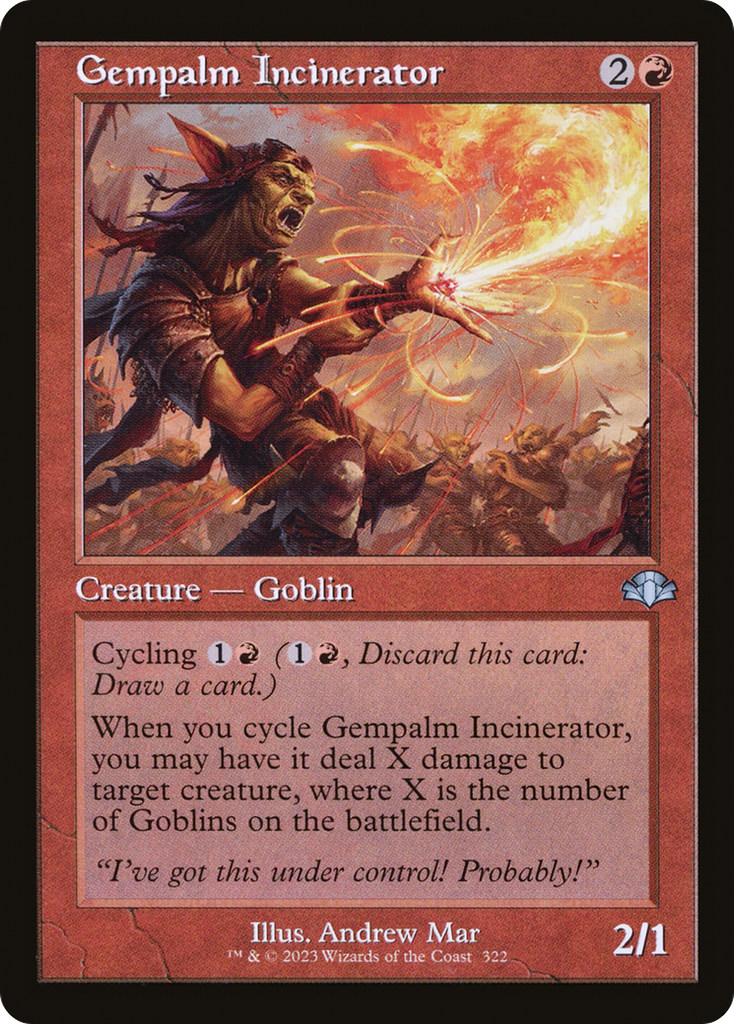 Magic: The Gathering - Gempalm Incinerator - Dominaria Remastered