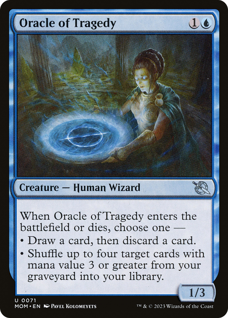 Magic: The Gathering - Oracle of Tragedy Foil - March of the Machine