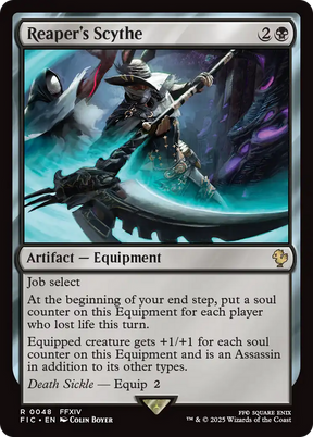 Magic: The Gathering - Reaper's Scythe - Final Fantasy Commander