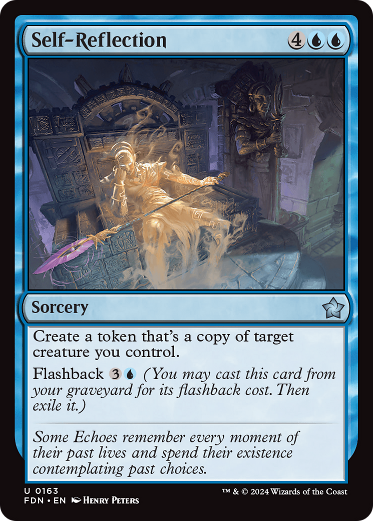 Magic: The Gathering - Self-Reflection Foil - Foundations