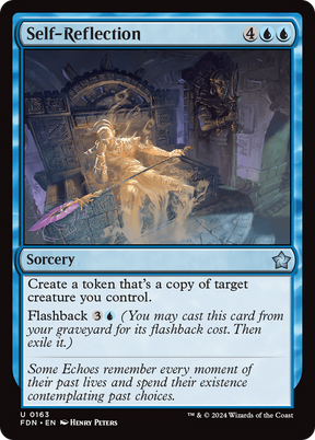 Magic: The Gathering - Self-Reflection Foil - Foundations