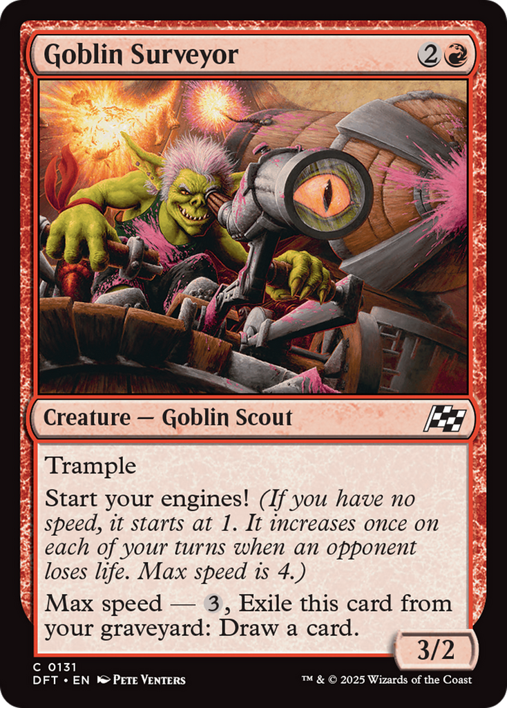 Magic: The Gathering - Goblin Surveyor - Aetherdrift