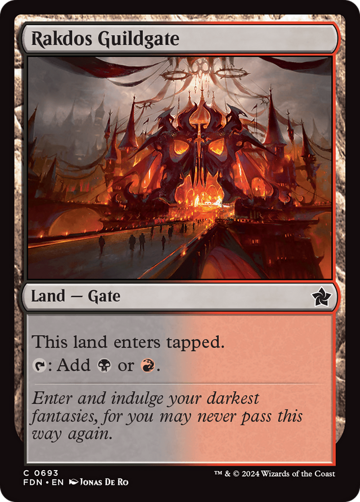 Magic: The Gathering - Rakdos Guildgate - Foundations