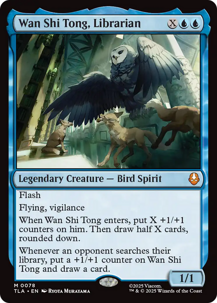 Magic: The Gathering - Wan Shi Tong, Librarian Foil - Avatar: The Last Airbender