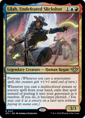 Magic: The Gathering - Lilah, Undefeated Slickshot Foil - Outlaws of Thunder Junction