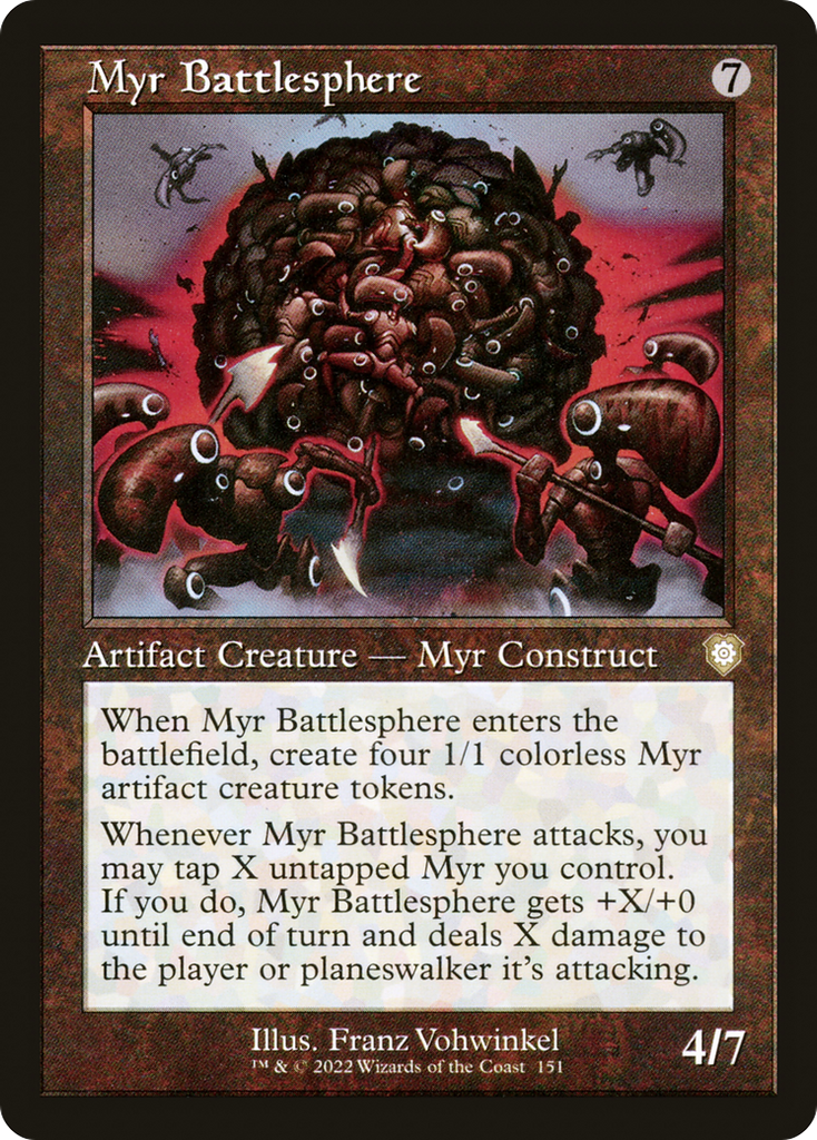 Magic: The Gathering - Myr Battlesphere - The Brothers' War Commander