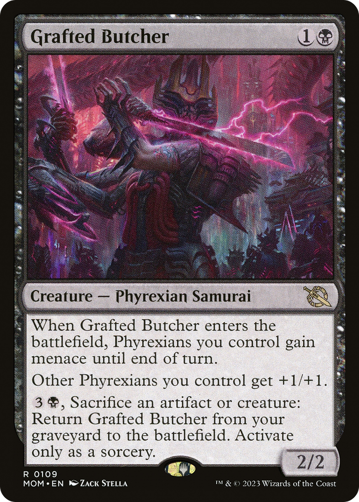 Magic: The Gathering - Grafted Butcher Foil - March of the Machine