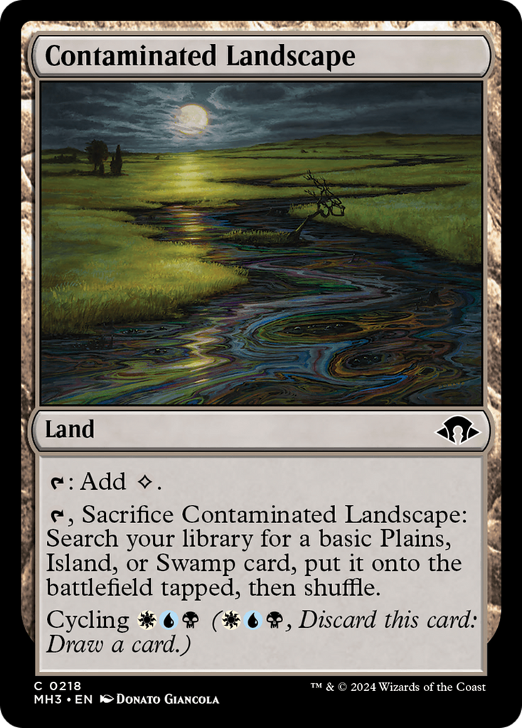 Magic: The Gathering - Contaminated Landscape - Modern Horizons 3