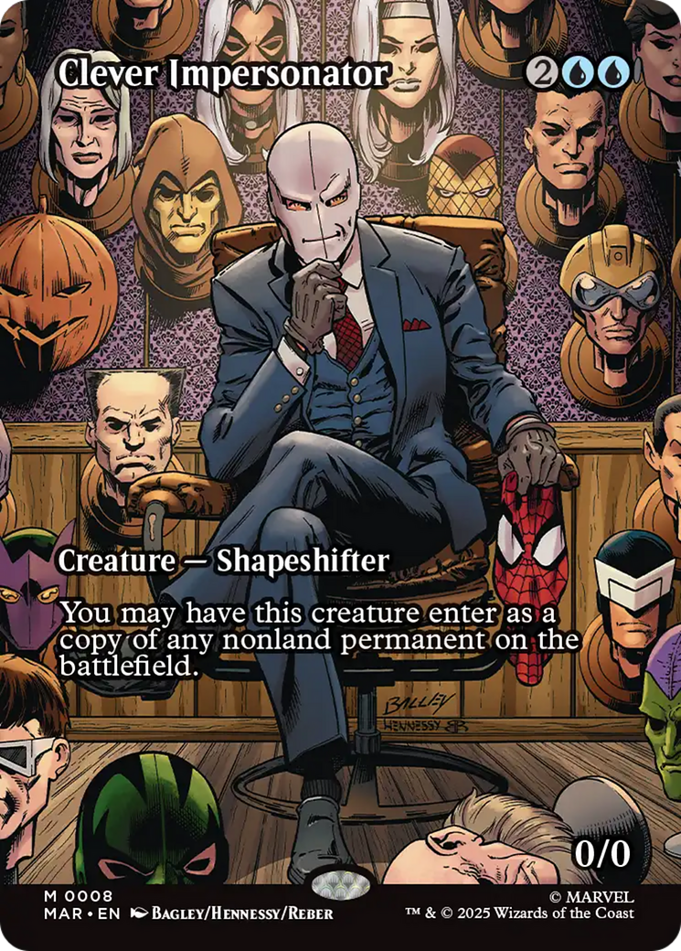 Magic: The Gathering - Clever Impersonator Foil - Marvel Universe