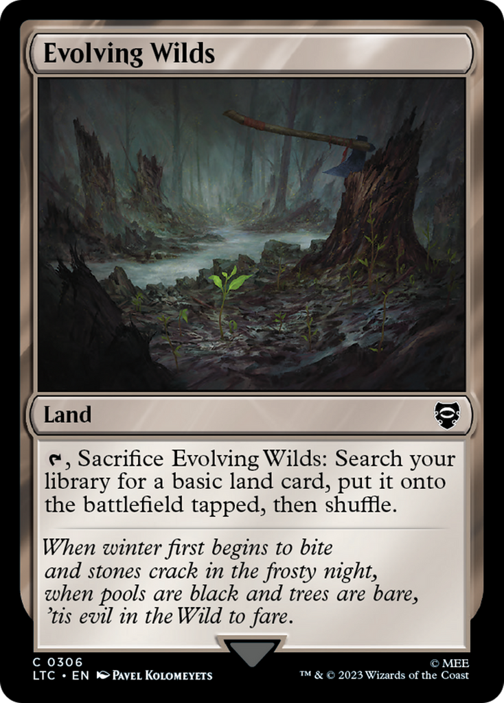 Magic: The Gathering - Evolving Wilds - Tales of Middle-earth Commander