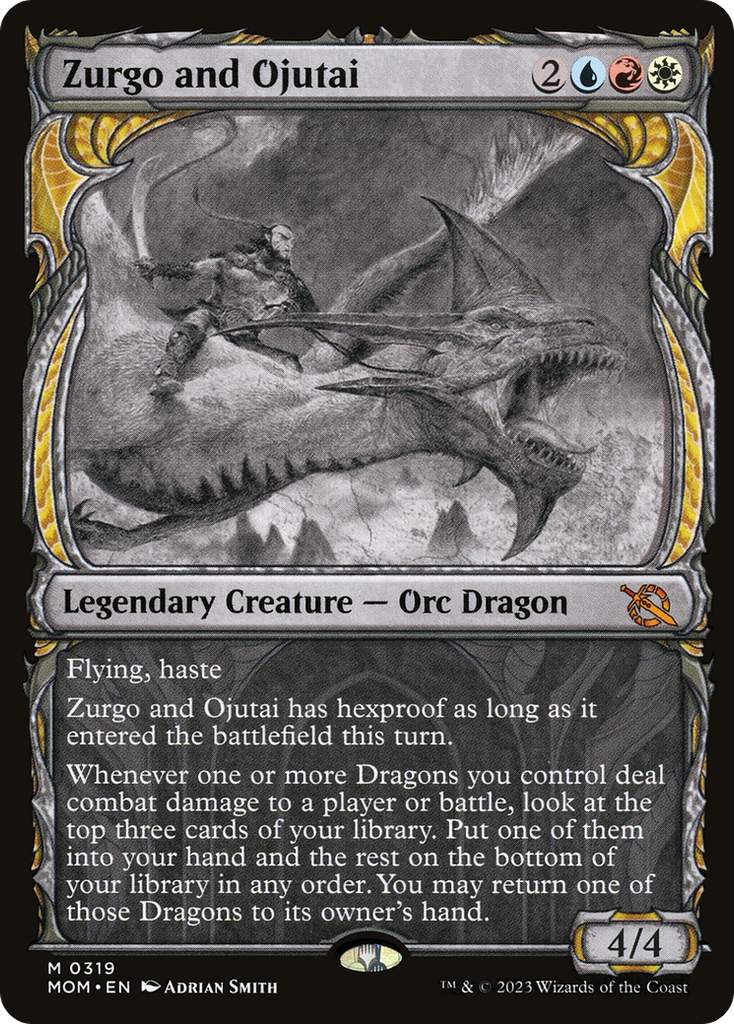 Magic: The Gathering - Zurgo and Ojutai Foil - March of the Machine