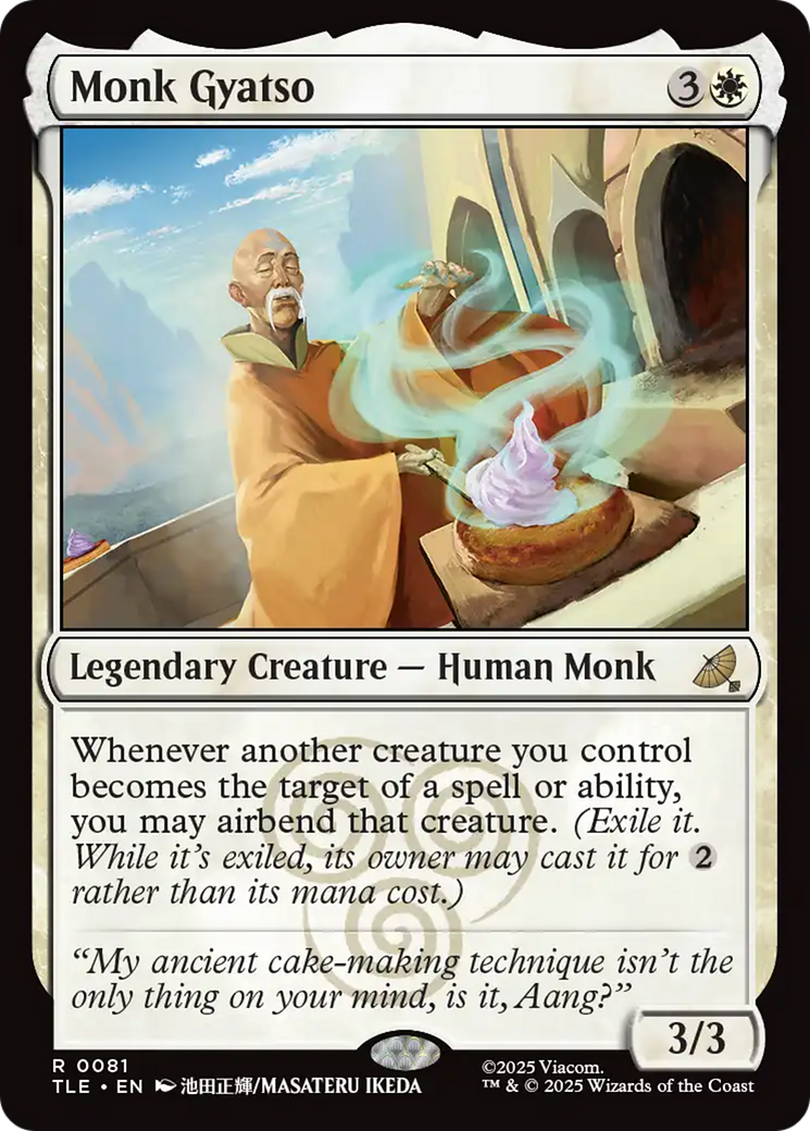 Magic: The Gathering - Monk Gyatso Foil - Avatar: The Last Airbender Eternal