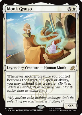 Magic: The Gathering - Monk Gyatso Foil - Avatar: The Last Airbender Eternal
