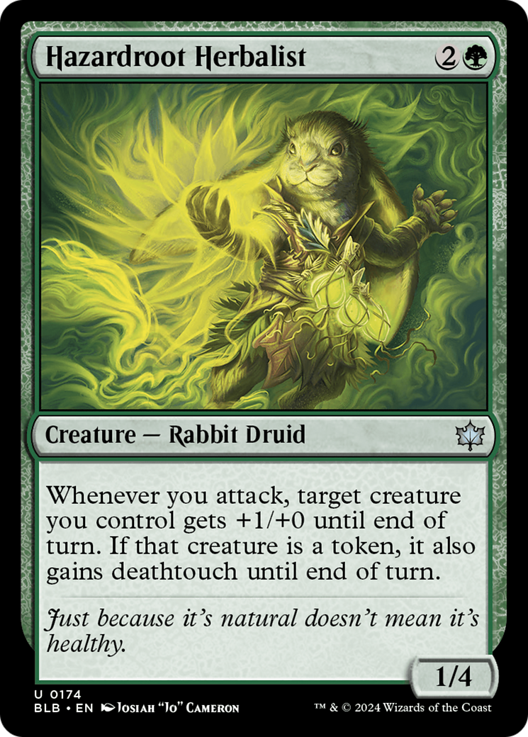 Magic: The Gathering - Hazardroot Herbalist Foil - Bloomburrow
